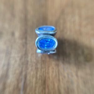 pandora blue gem charm